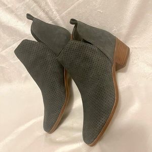 Brand new suede textured ankle booties.